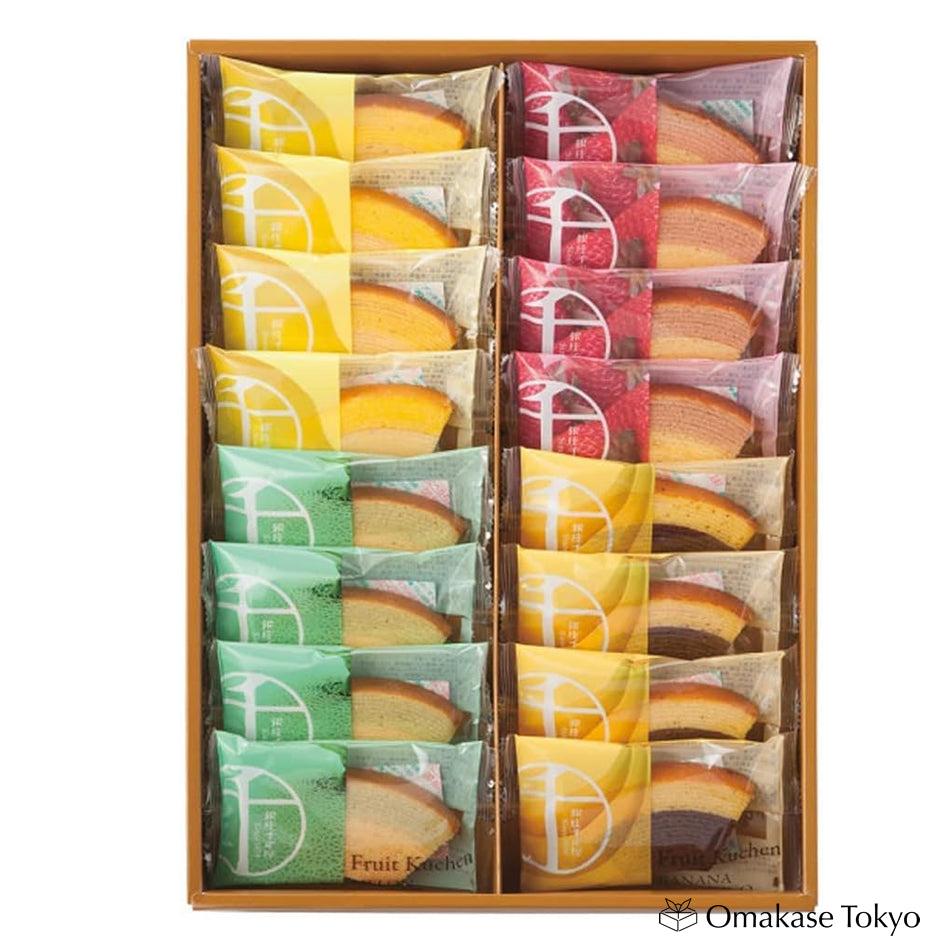 Ginza Sembikiya Fruit Baumkuchen Sweets Gift Set – Omakase Tokyo