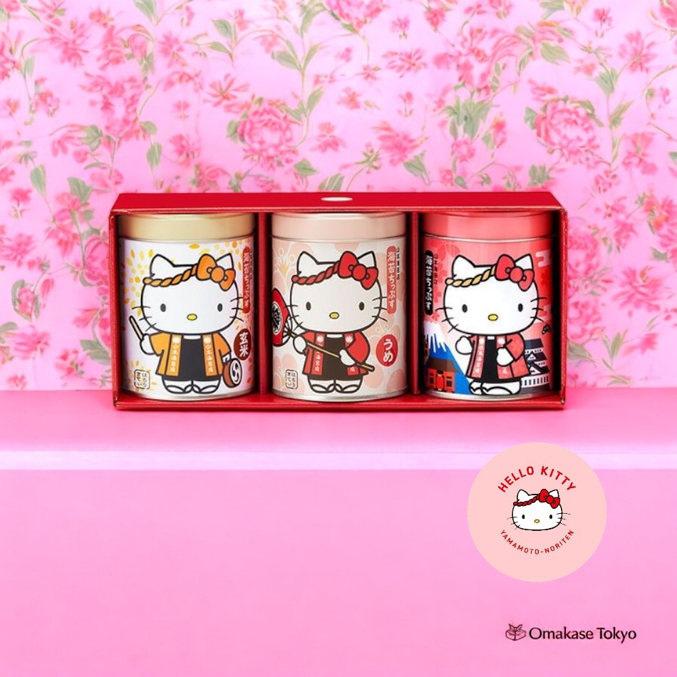 Hello Kitty Nori Chips 3-Can Set – Omakase Tokyo
