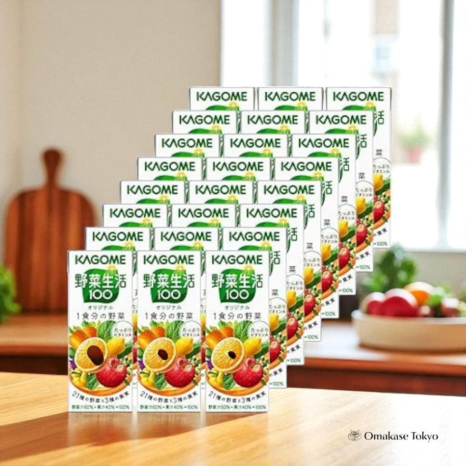 Kagome Veggie Drink 100 Original-24 Bottles