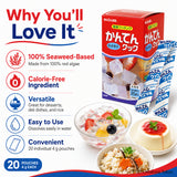 Ina Foods Industry Kanten Papa Agar Cook Granules 20 Sticks