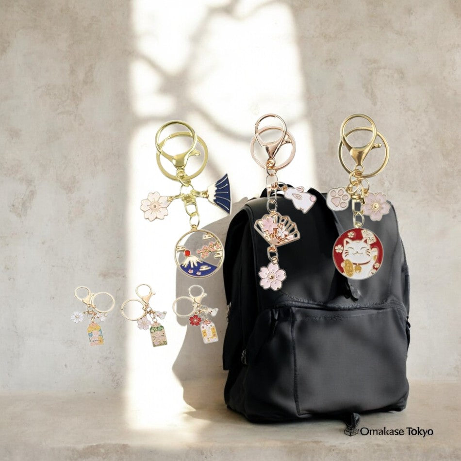 villageriver Japanese Souvenir Keychain Set