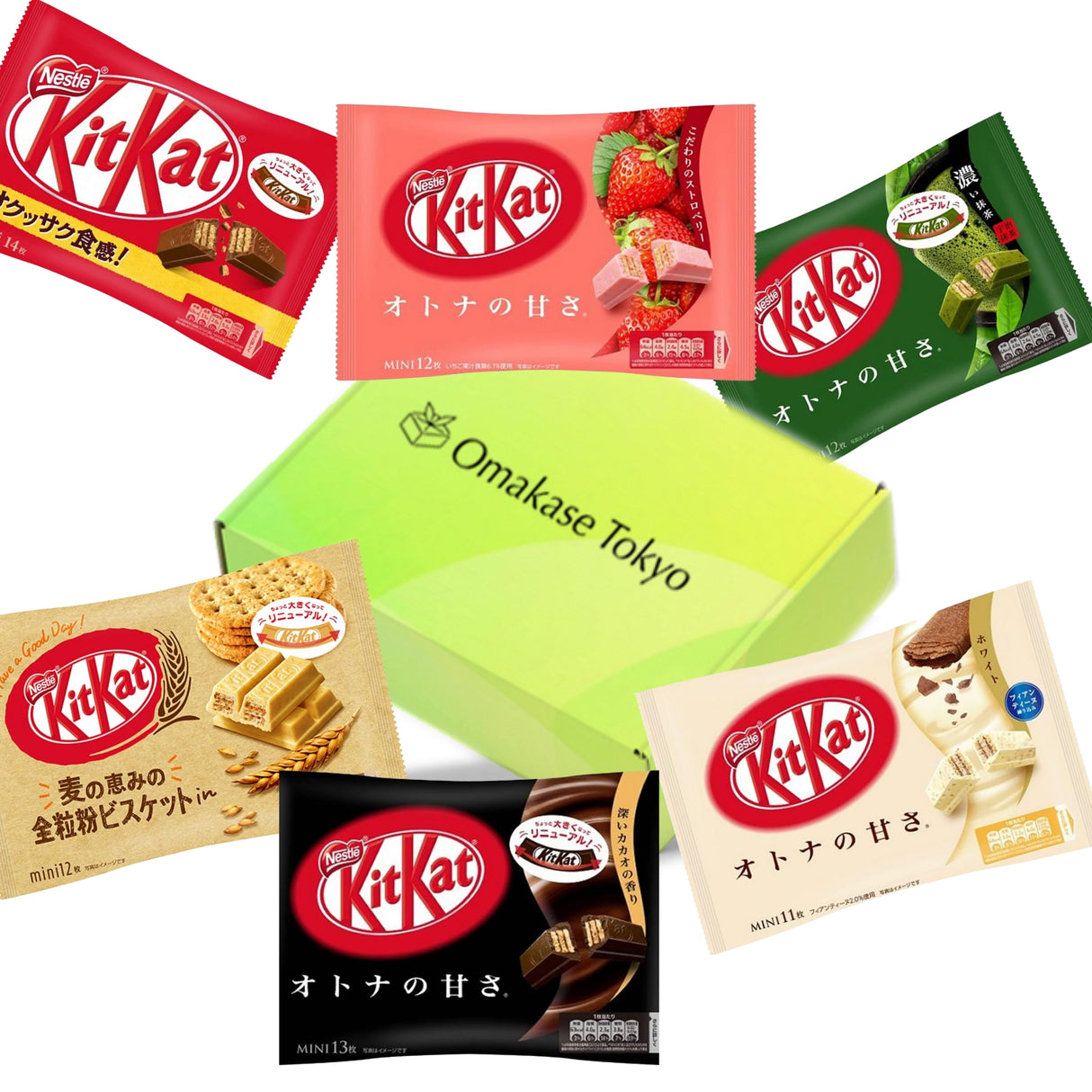 KitKat Bars 8 Full Bag Assortment approx 70-80pc