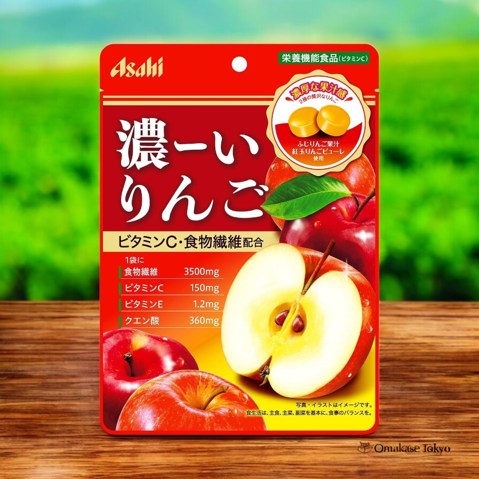 Asahi Koi Ringo Authentic Apple Candy Rich Flavor 80g