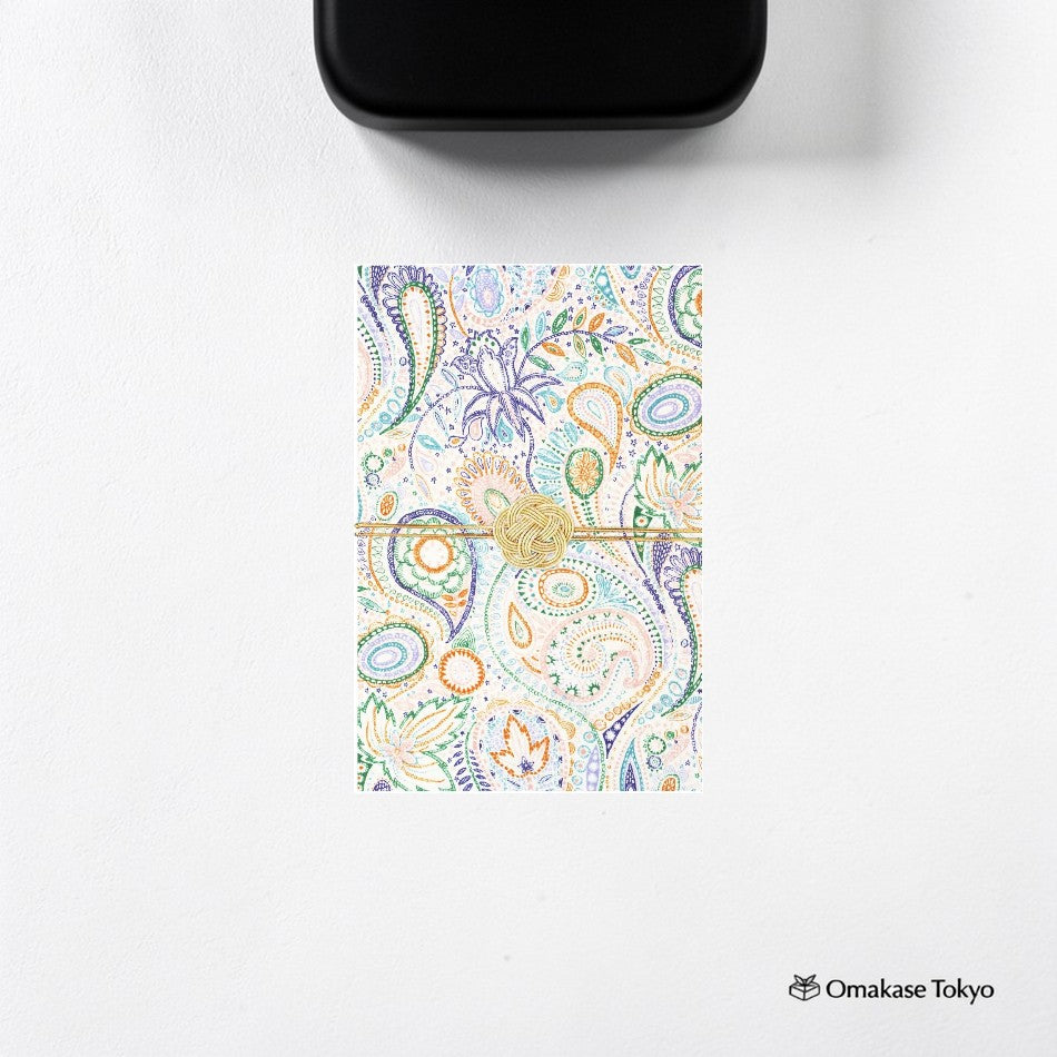 Goshuin Book – Japanese Pattern with Mizuhiki Rubber Band
