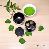Nakatani Yamanaka Natsume Tea Caddy Black Kodaiji Makie Tea Ceremony Tool