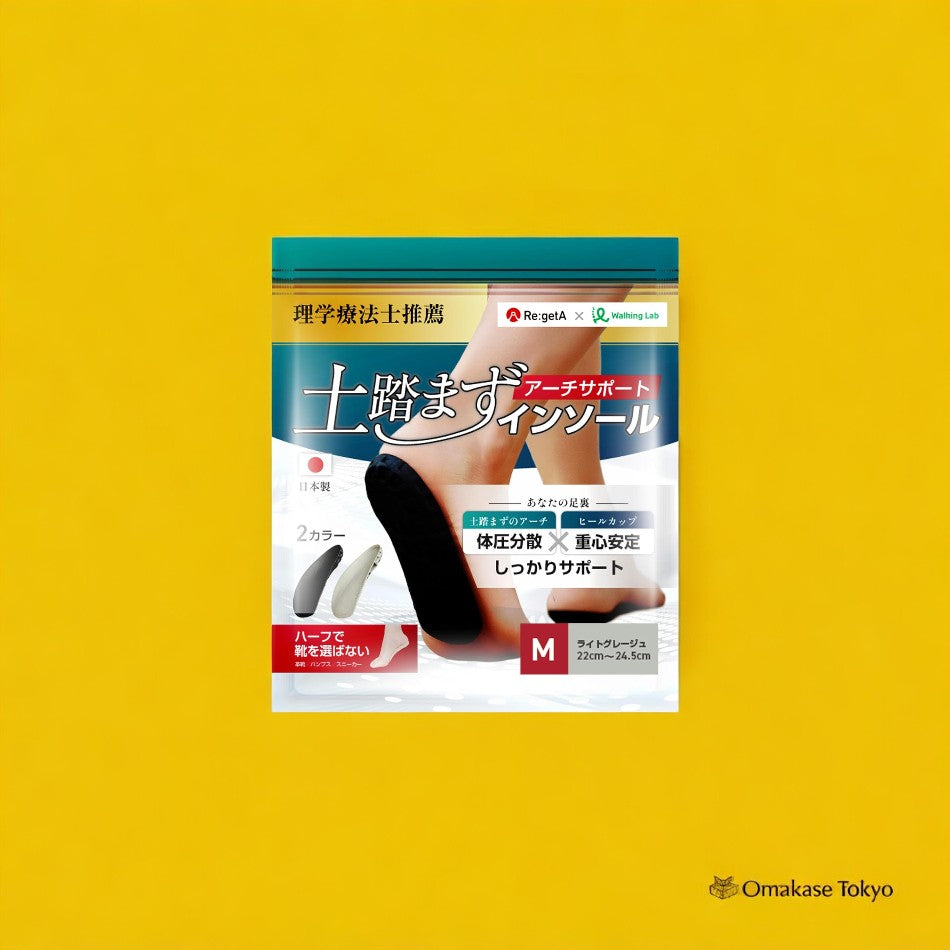 Walking Lab Heel Support Half Insole Gray