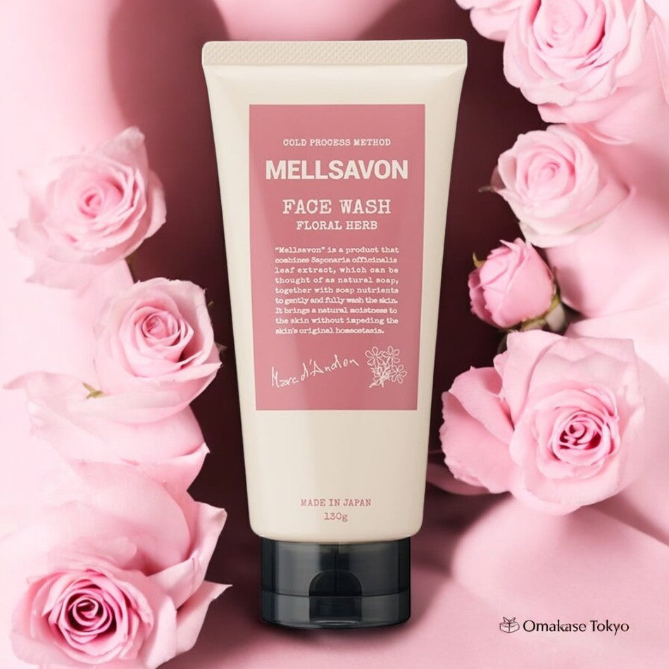 Mellsavon Hydrating Face Wash Floral Herb Scent 130g