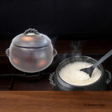 Misuzu Pottery Rice Pot Donabe 5 Cups Yokkaichi Banko Yaki
