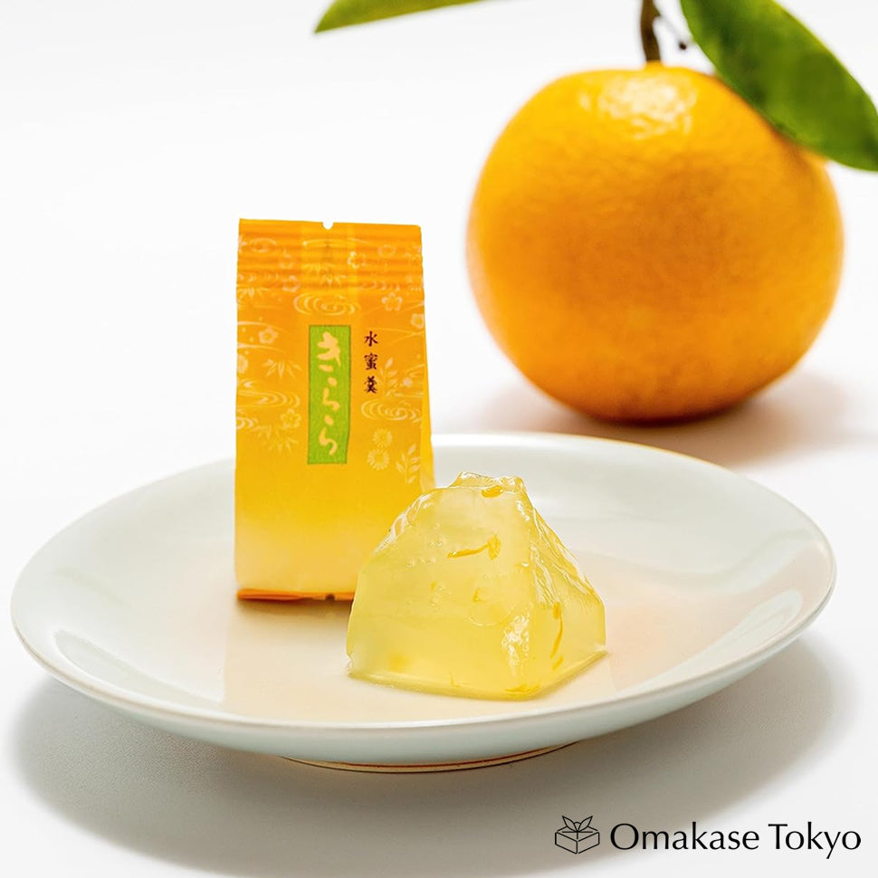 蜜柑 Yamaguchi Natsu Mikan Summer Mandarin Orange Jelly 16 piece