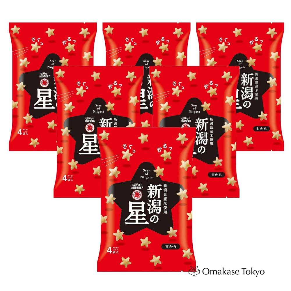 Echigo Seika Niigata No Hoshi Star Shaped Rice Crackers Sweet Soy Sauce