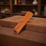Acacia Style Roll Pen Case – Genuine Leather