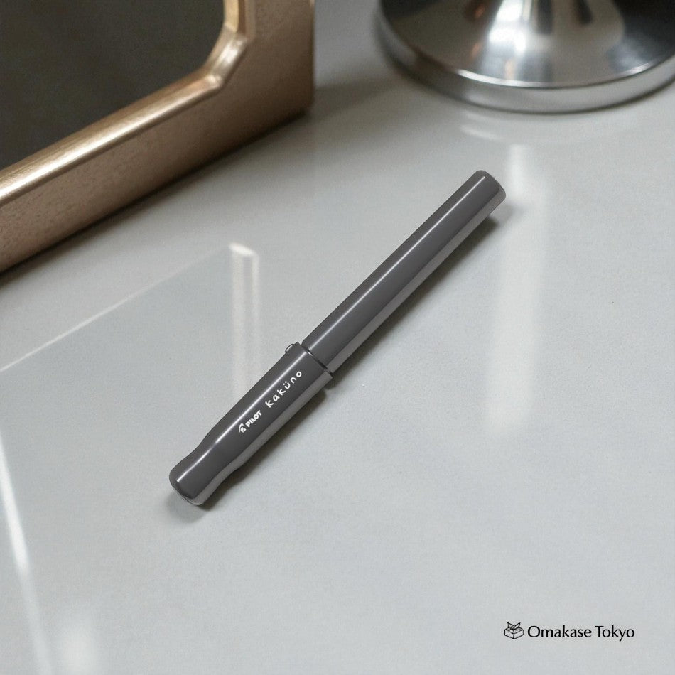 Pilot Kakuno Fountain Pen –  Gray Fine Point