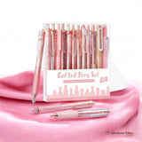 Ensemble de stylos à bille à encre gel pastel Four Candies – 12 pièces