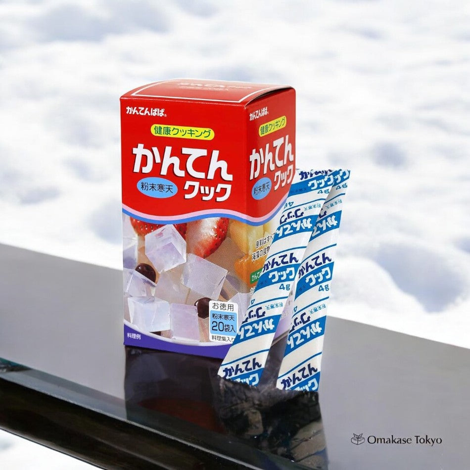 Ina Foods Industry Kanten Papa Agar Cook Granules 20 Sticks