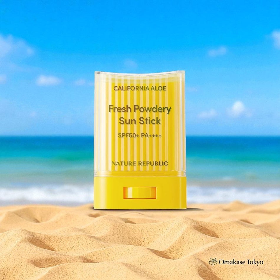 Nature Republic Aloe Fresh Powdery Sunscreen UV Sun Stick