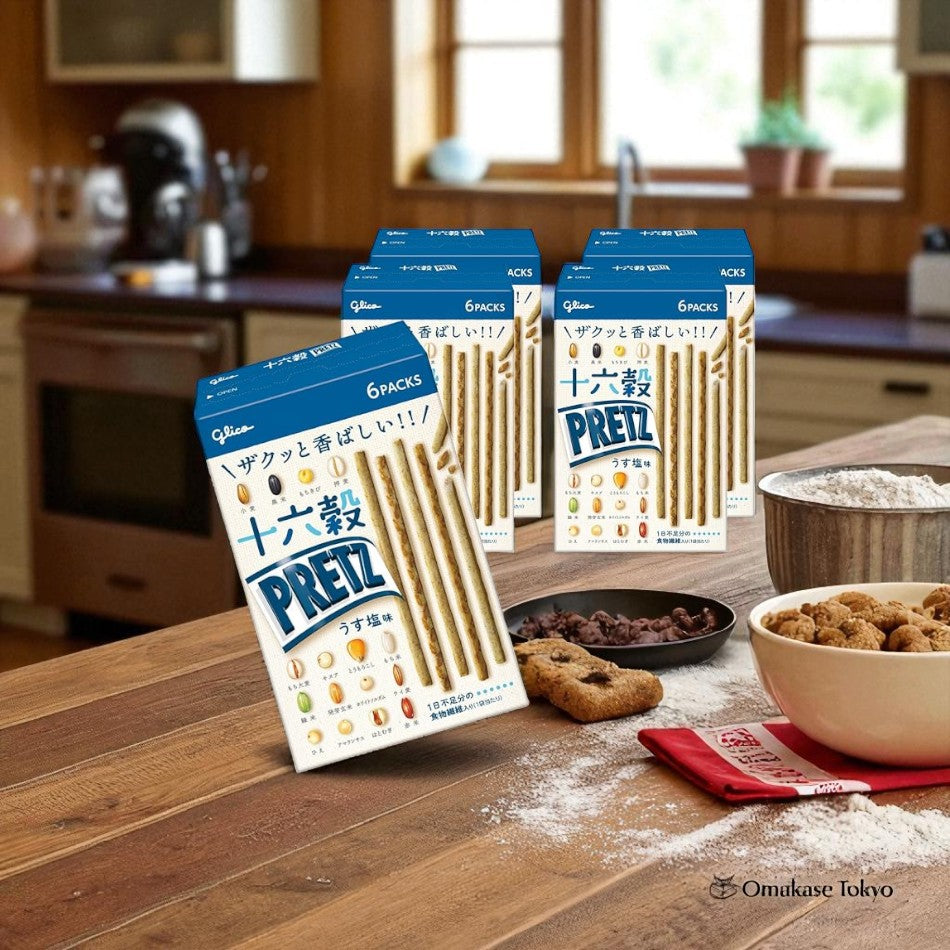 Ezaki Glico [16粒Pretz]（淡盐）6袋