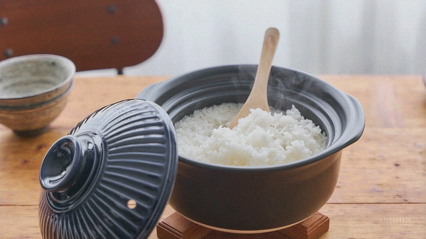 Ginpo Kikka Banko Donabe Rice Cooker 5Gou