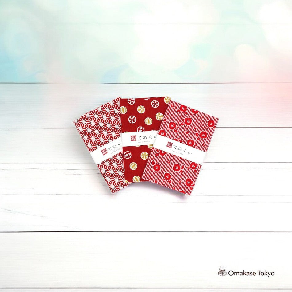 KOMESICHI Tenugui Hand Towel Set