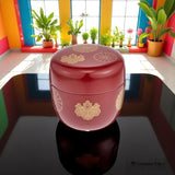 Nakatani Yamanaka Natsume Tea Caddy Red Kodaiji Makie Tea Ceremony Tool