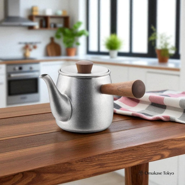 煎茶器 Jutoku Rough Teapot with Tea Strainer-0.38 L – Omakase Tokyo