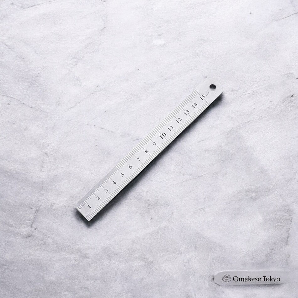 Simple Ruler 30 Stainless Steel Straight Ruler Set – 30 cm – Omakase Tokyo