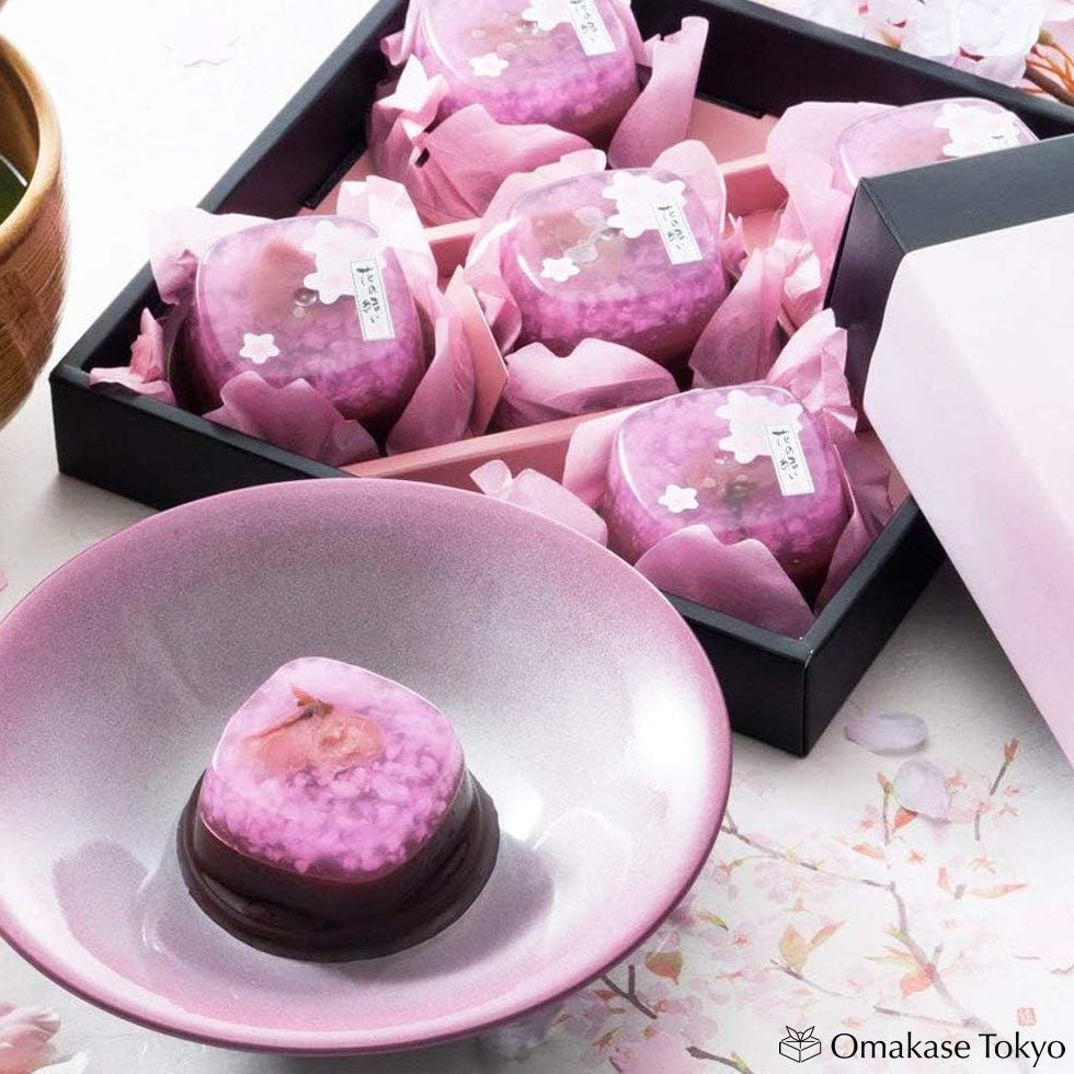Hana no Yui Sakura Jelly Yokan Somikaan 5 pieces