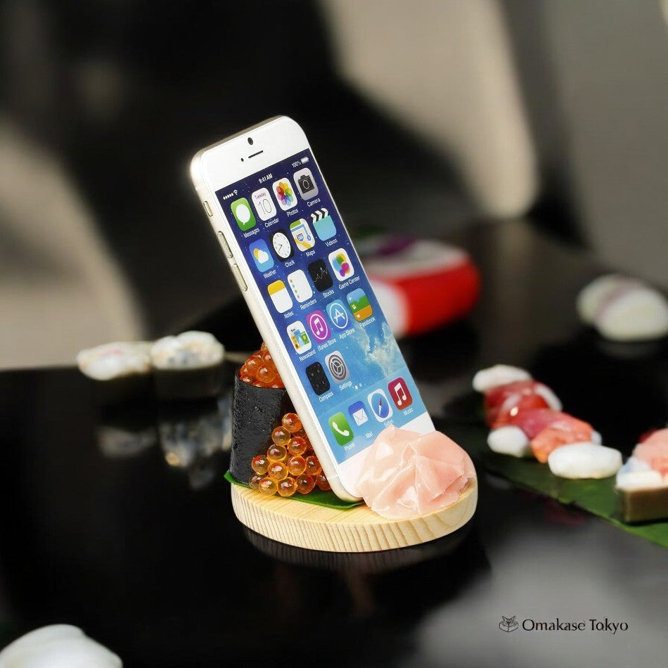 Nigiri Sushi Ikura Food Sample Smartphone Stand