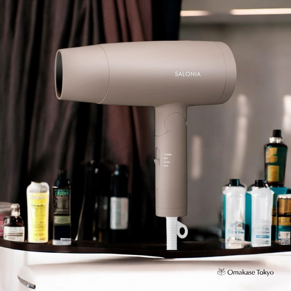 SALONIA Speedy Ion Hair Dryer, Quick Drying, Lightweight SALONIA Speedy Ion Hair Dryer, Quick Drying, Lightweight