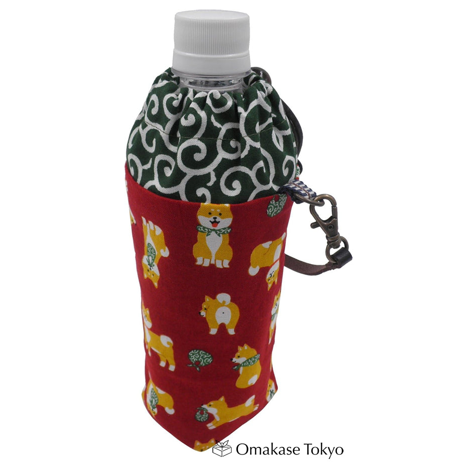 Shiba Inu Pattern Thermal Insulation Plastic Bottle Case for 500ml