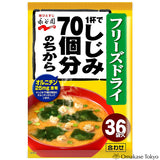 Nagatanien Freeze-Dried Miso Soup Powder Type x 36 servings