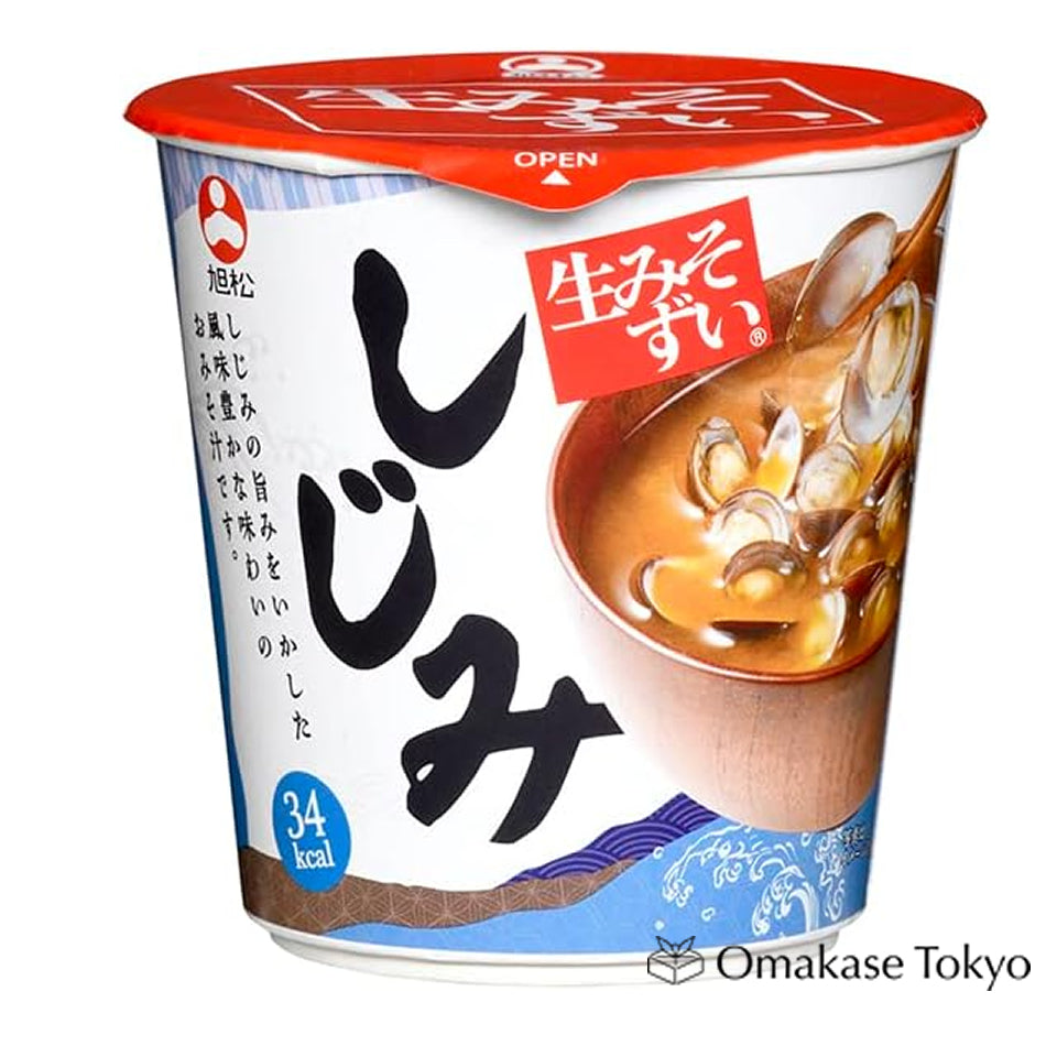 Asahimatsu Foods Nama Misozui Shijimi Clam Miso Soup 50g x 6 pieces