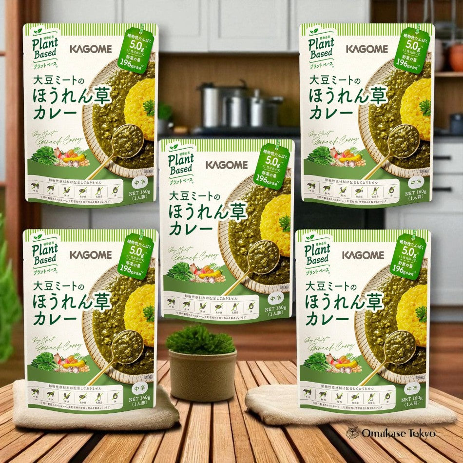 Kagome 大豆肉菠菜咖喱 5 袋