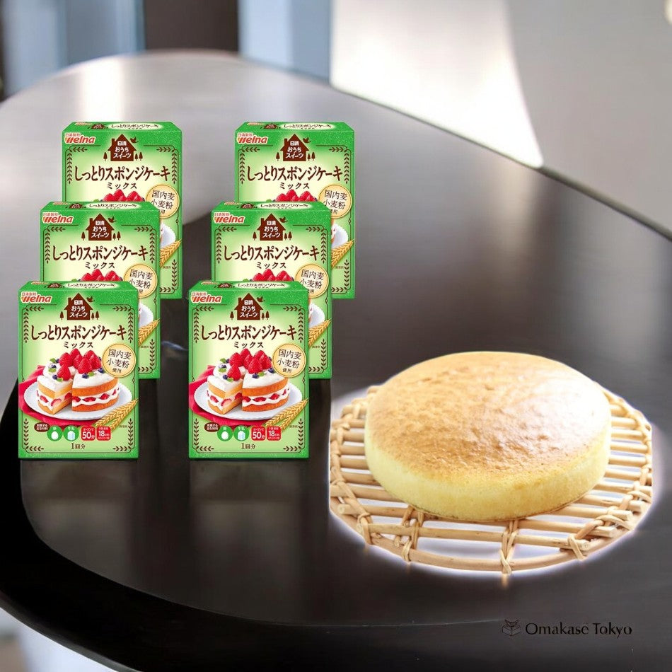 Nissin Welna Moist Sponge Cake Mix 6 Boxes