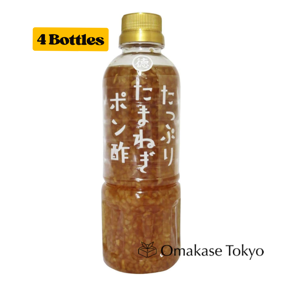 Tokushima Industry Onion-Rich Ponzu 400ml × 4