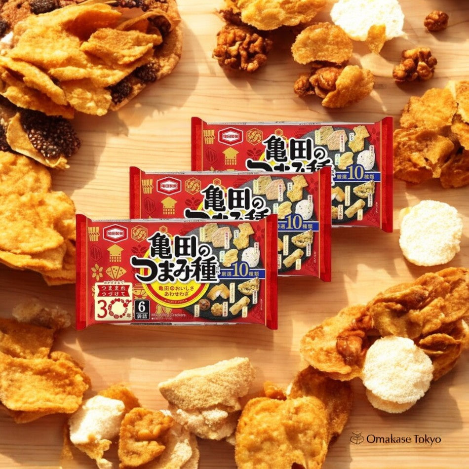 Kameda Tsumami Dane Rice Crackers 120g (3-Pack) – Omakase Tokyo