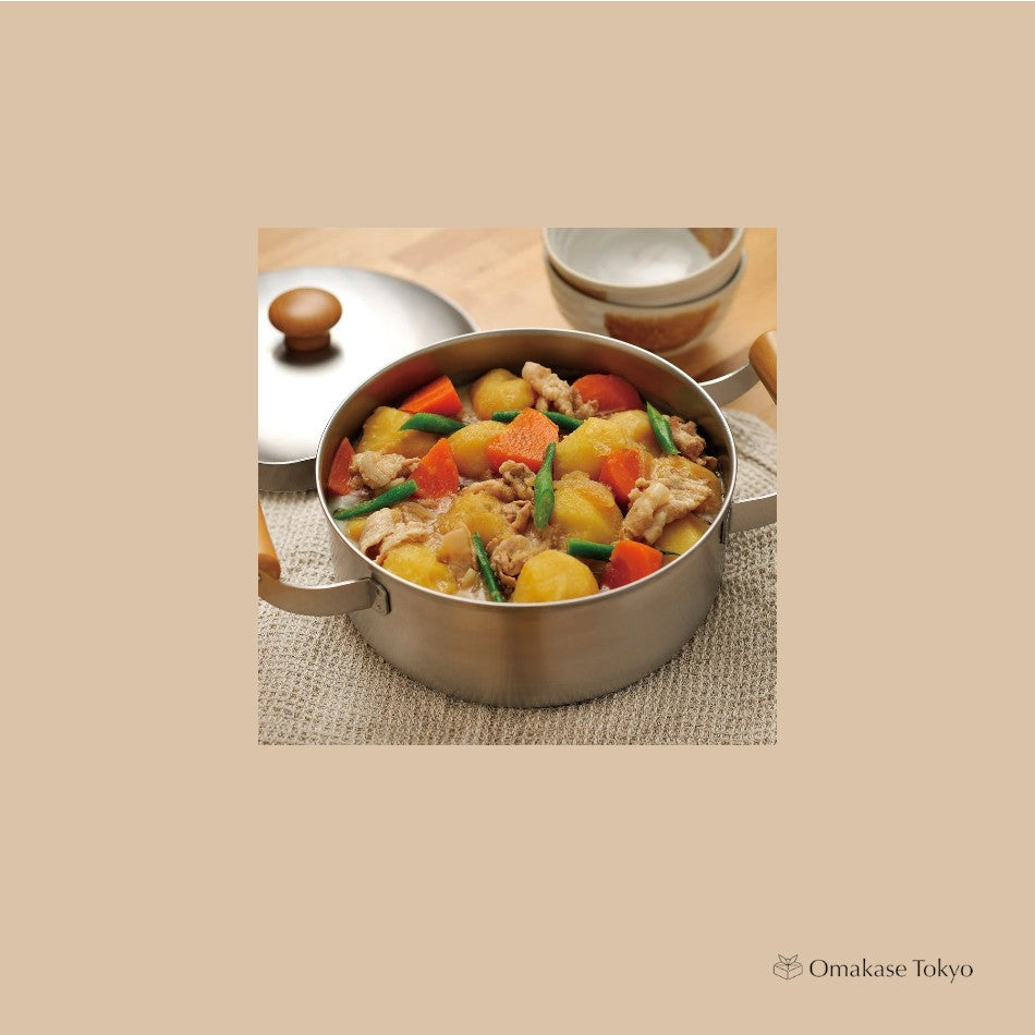 Chitose Two-Handled Soup Pot with Lid - 2.8L