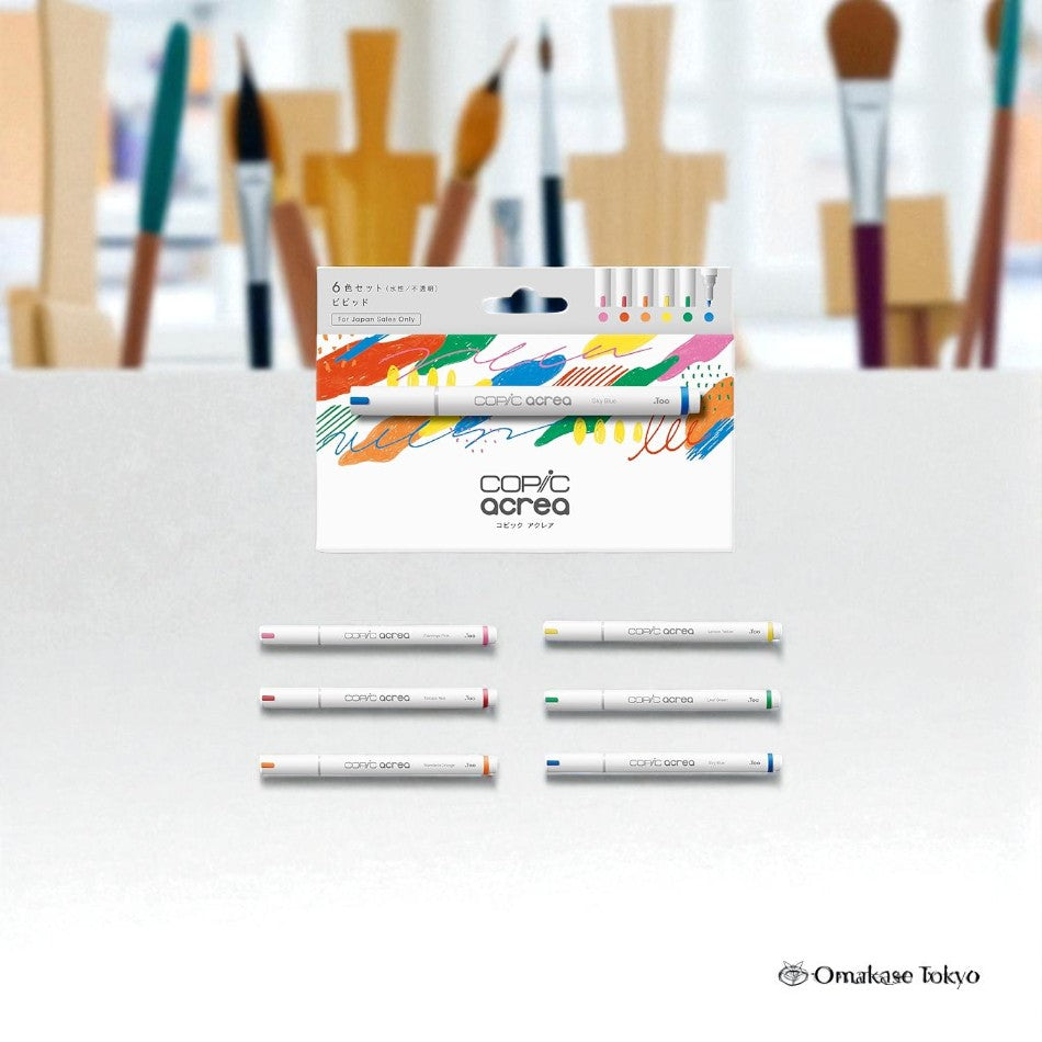 Ensemble de marqueurs Copic-6 couleurs