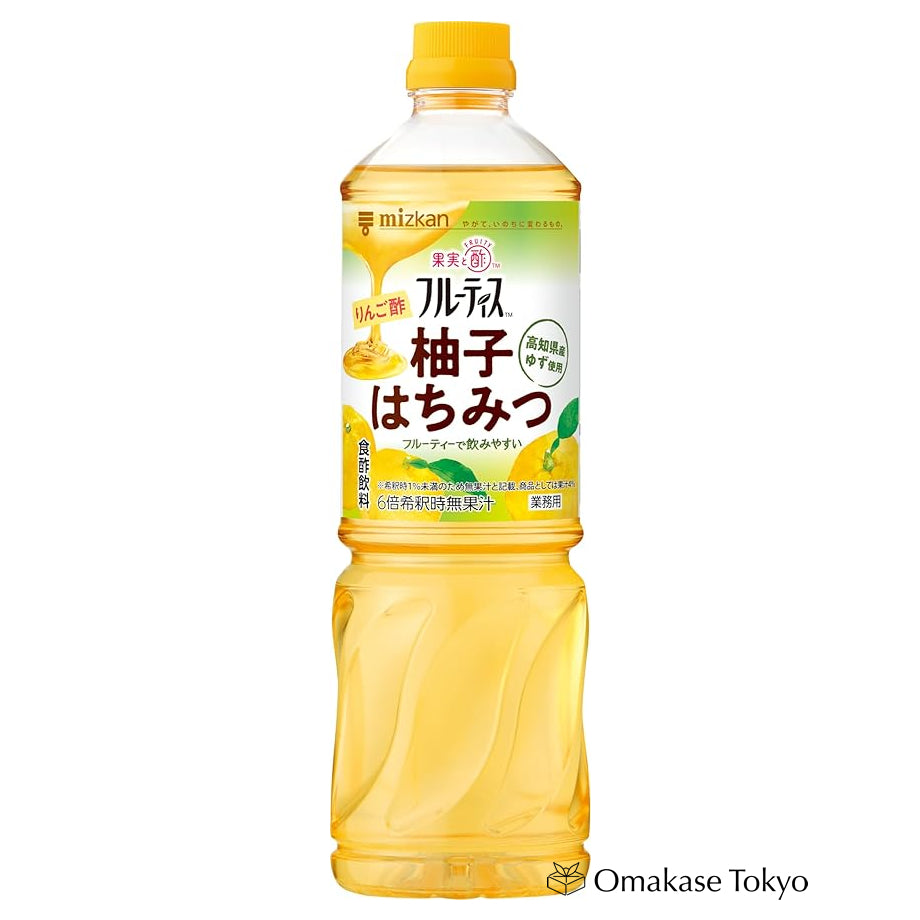 Mizkan Fruitis Apple Vinegar Yuzu Honey Concentrated 1000ml