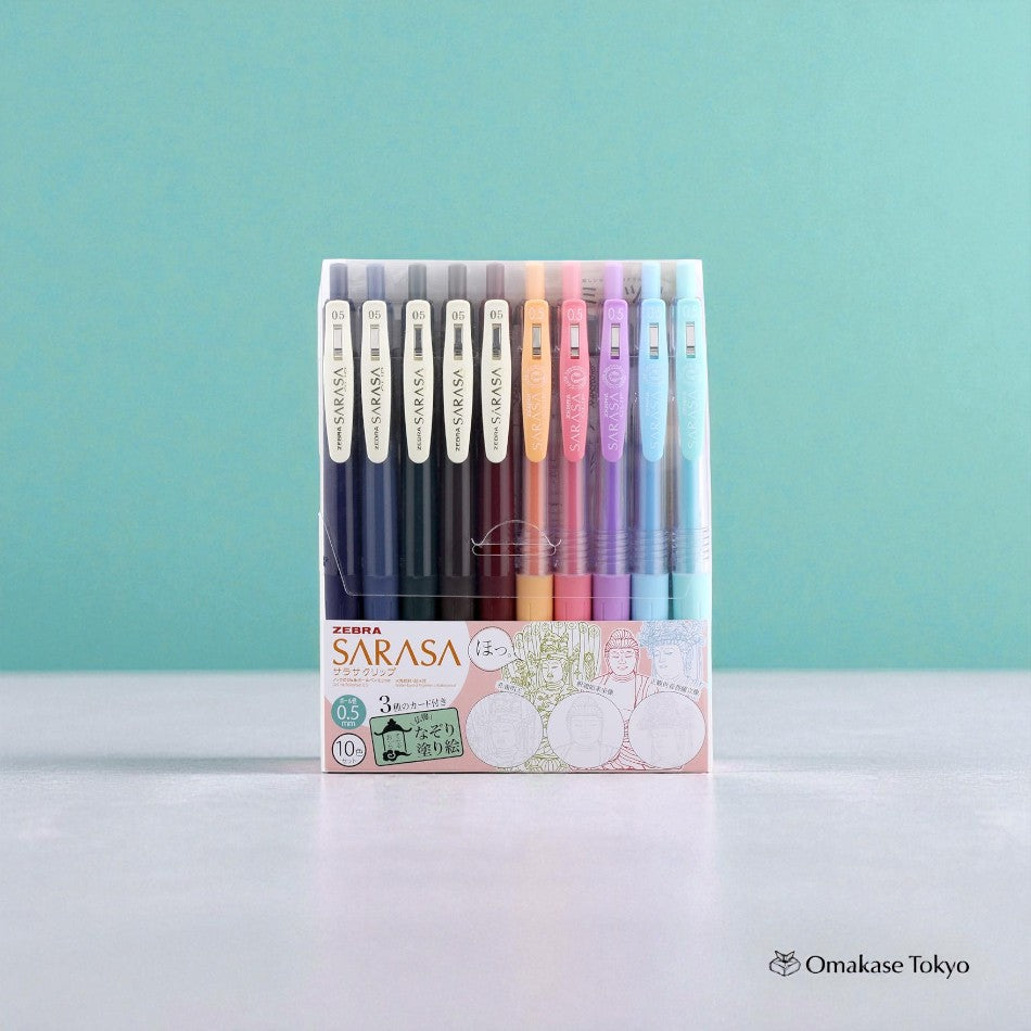 Zebra Sarasa Clip 0.5 Japan Color Set 10 pcs